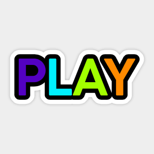 PLAY Sticker